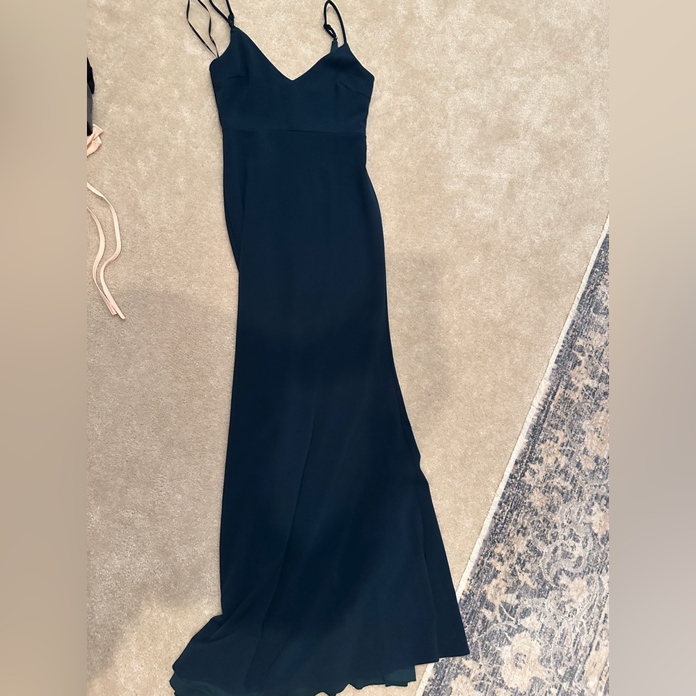 Lulu's Dark Green Maxi Dress - Picture 7 of 7
